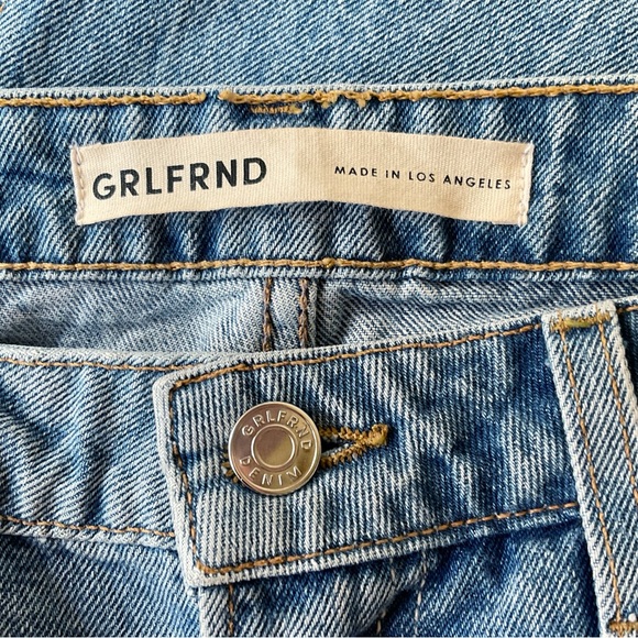 Grlfrnd Hailey Low Rise Slim Boot With Slit Jeans in Melrose Size 27 - Picture 10 of 13